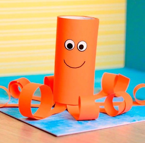 Игрушки из рулончиков от туалетной бумаги для детей