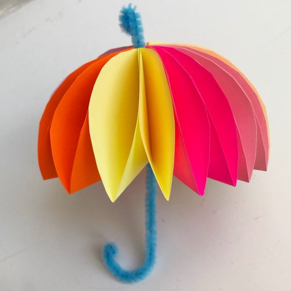 Объемный зонтик