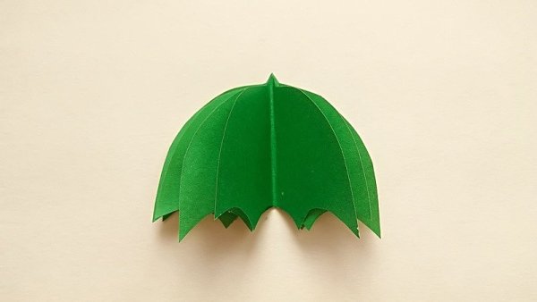 Поделка зонтик из бумаги