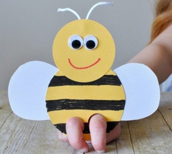 Поделки пчелка из бумаги