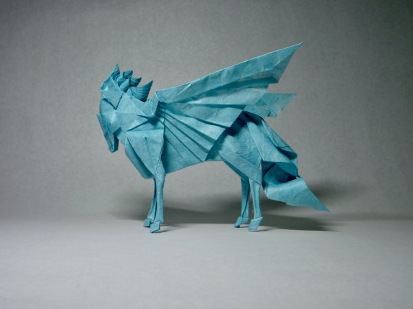 Оригами конь