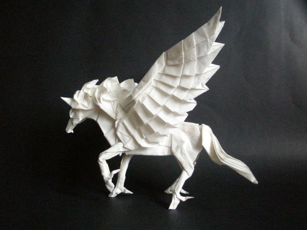 Модульное оригами лошадь
