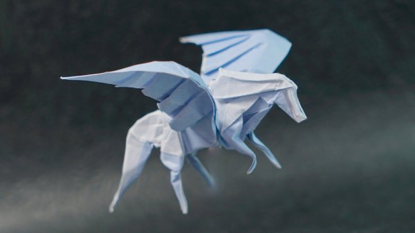 Лошадь с крыльями оригами