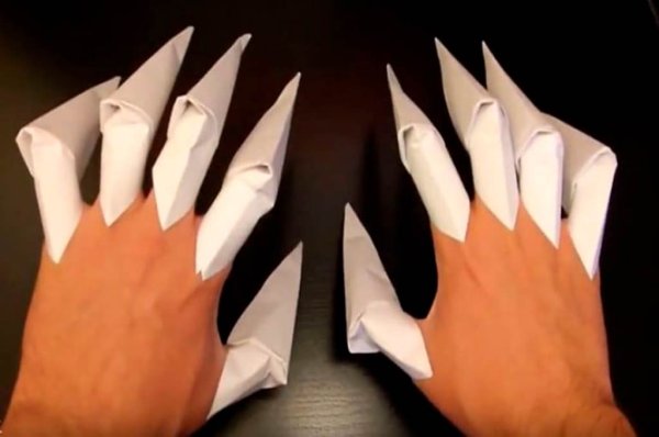 Оригами когти Фредди Крюгера