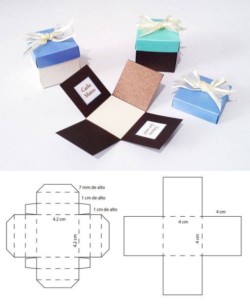Коробка для подарка своими руками оригами