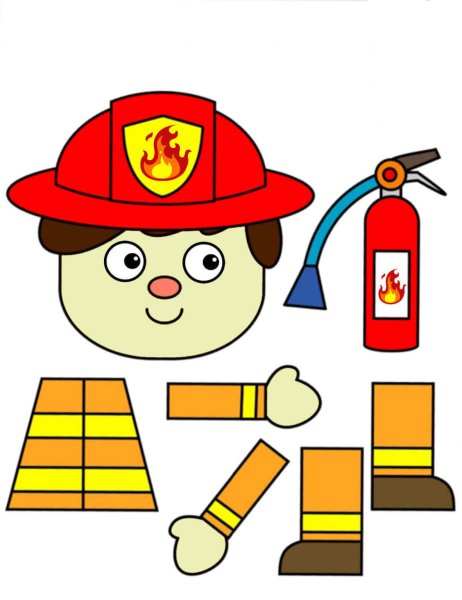 Аппликация по пожарной безопасности для детей