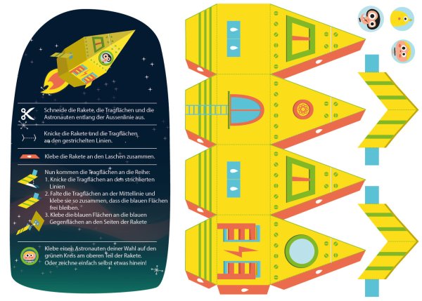 Схема сборки космического корабля