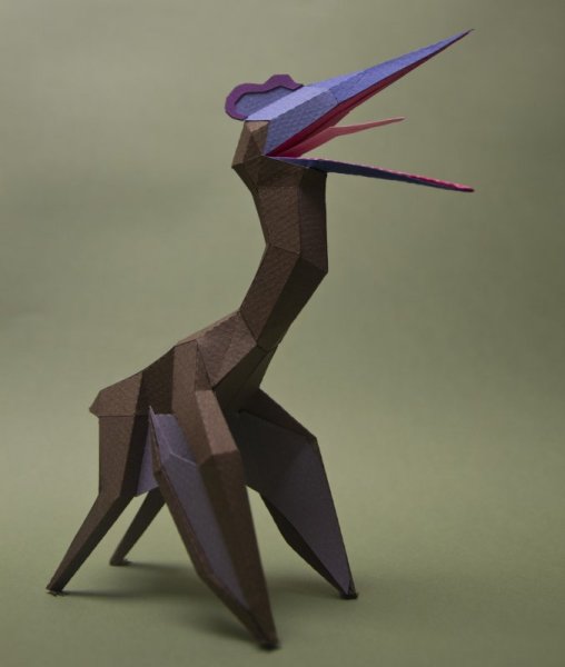 Оригами Кетцалькоатль