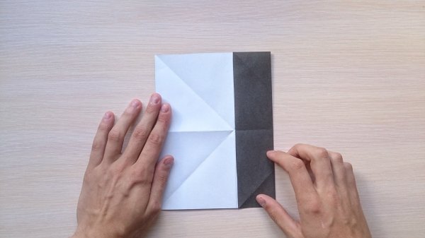 Сгибание бумаги оригами