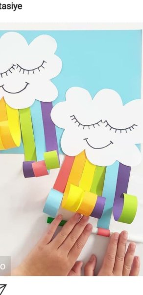 Поделки из цветной бумаги для малышей