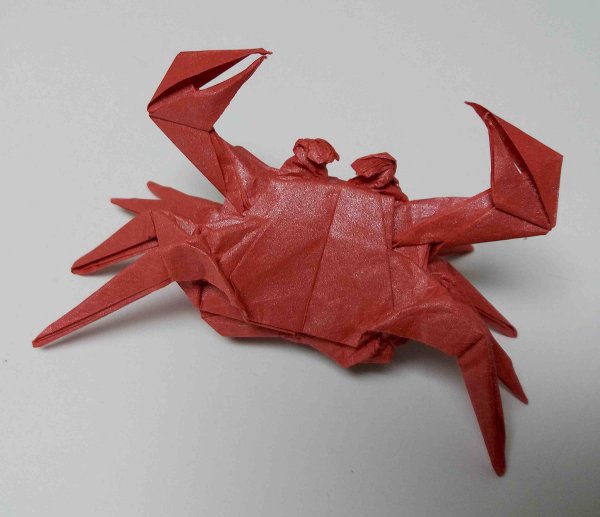 Оригами краб