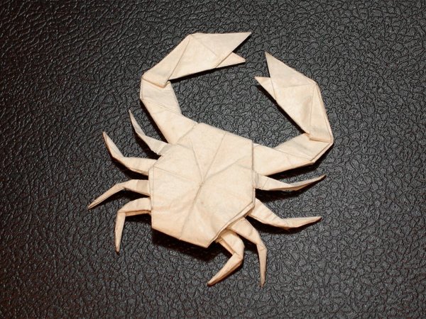 Модульное оригами краб