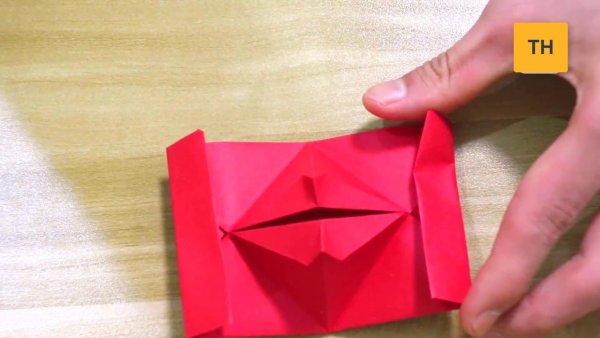 Оригами из бумаги рот открывающийся