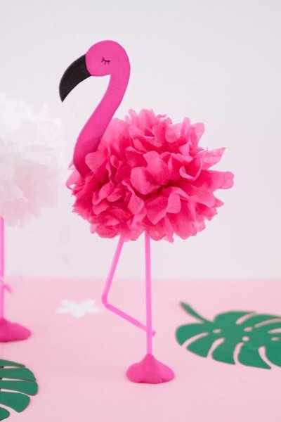 Фламинго поделка из бумаги