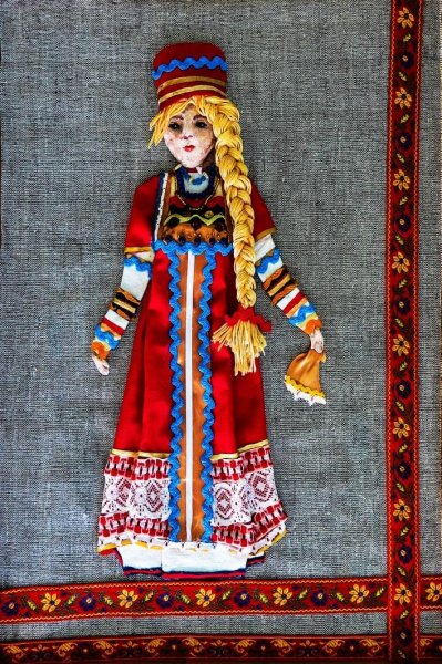Русские народные куклы из ткани
