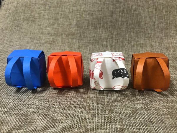Оригами рюкзачок