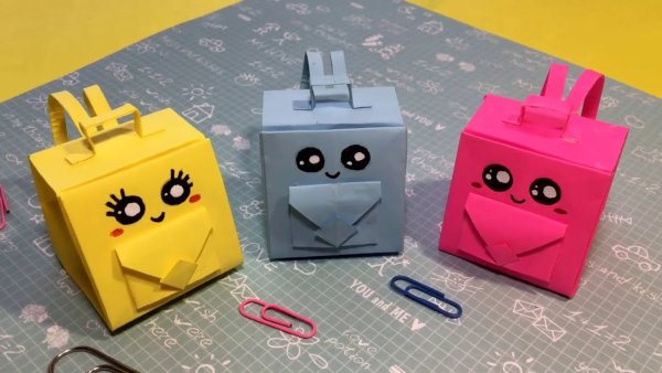 Оригами рюкзак