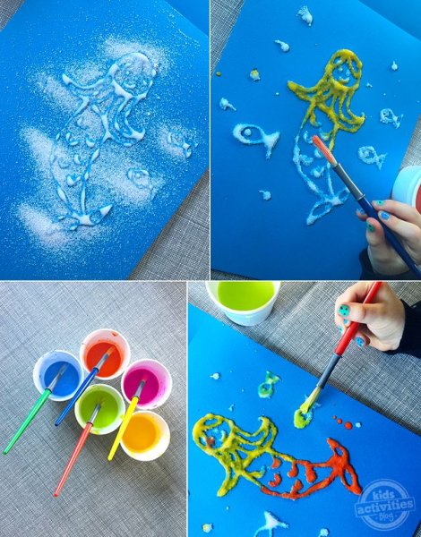 Рисование красками для детей