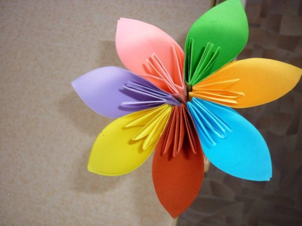 Цветик семицветик из бумаги