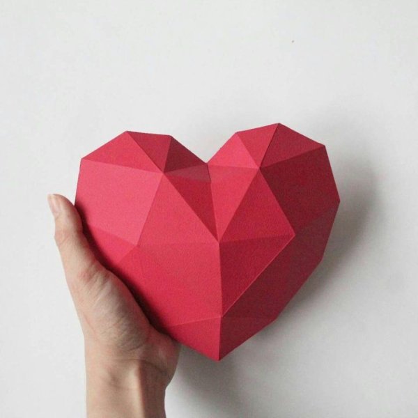 Оригами сердце