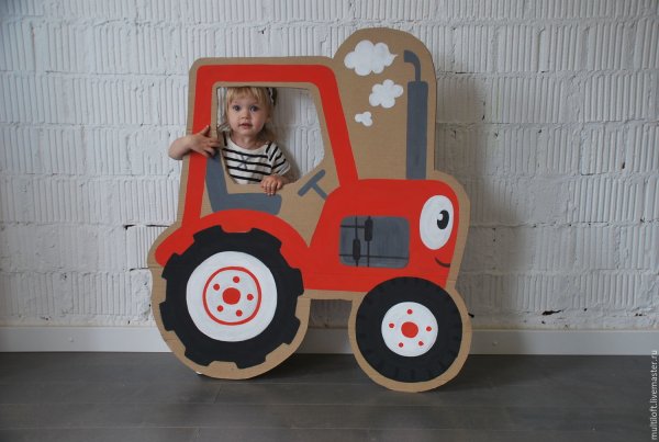 Машина из картона для детей