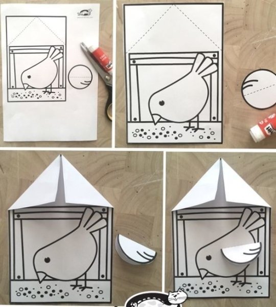Бумажные кормушки для птиц