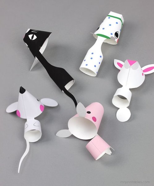 Игрушки из бумаги для детей