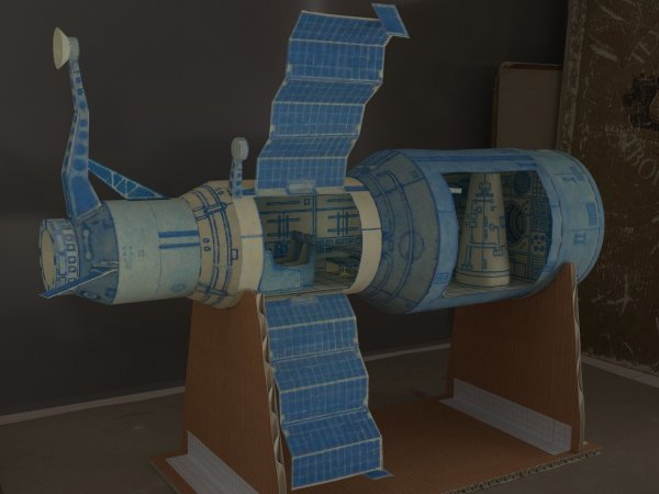 Салют-6 орбитальная станция макет