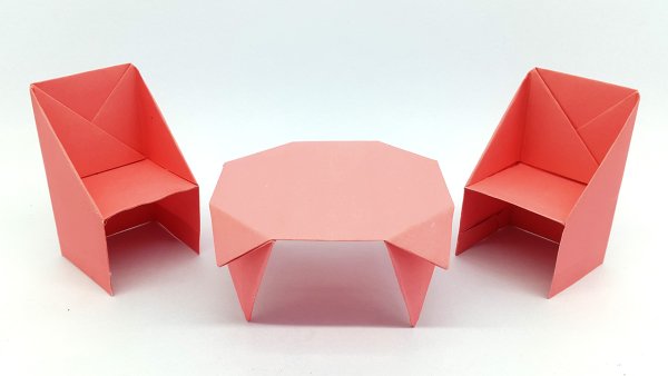 Оригами стульчик