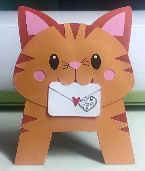 Поделки супер кот из бумаги