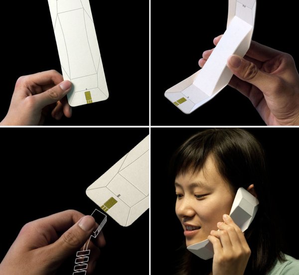 Поделки телефон из бумаги