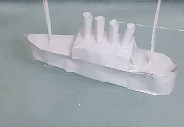Титаник из бумаги