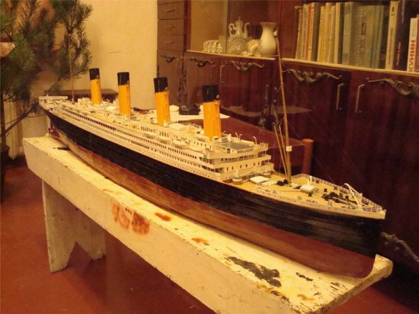 Титаник 1/200 собранная модель корабля