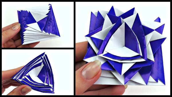 Оригами трансформер из бумаги