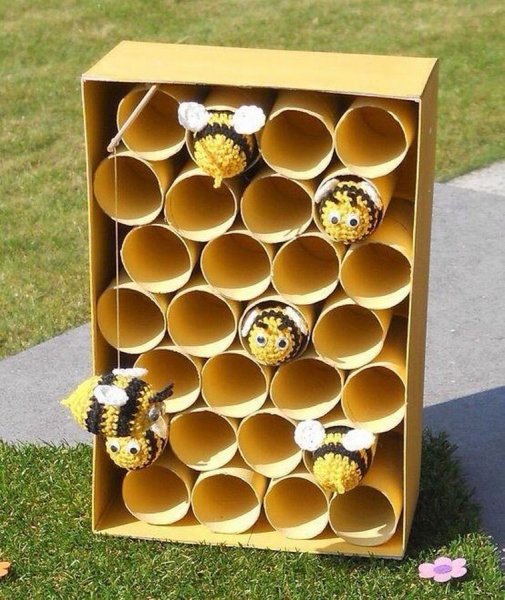 Пчелиные соты из втулки