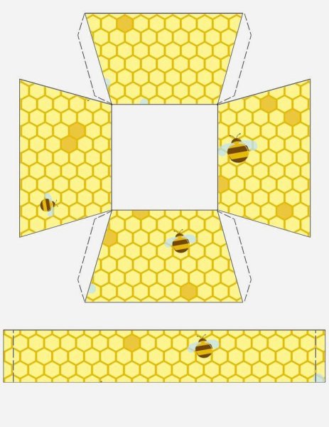 Пчелы в сотах поделка