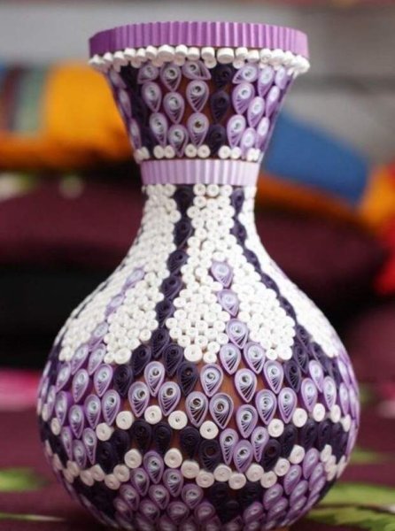Квиллинг ваза
