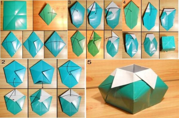 Ваза "оригами"