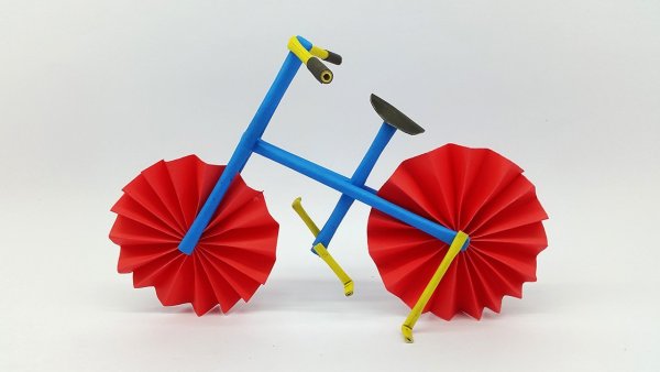Поделка велосипед для детей