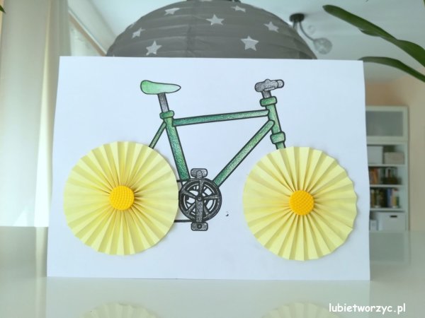Поделка велосипед для детей