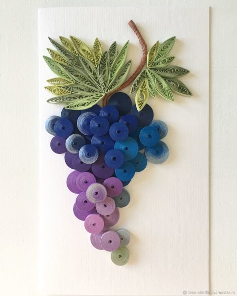 Квиллинг виноград для детей