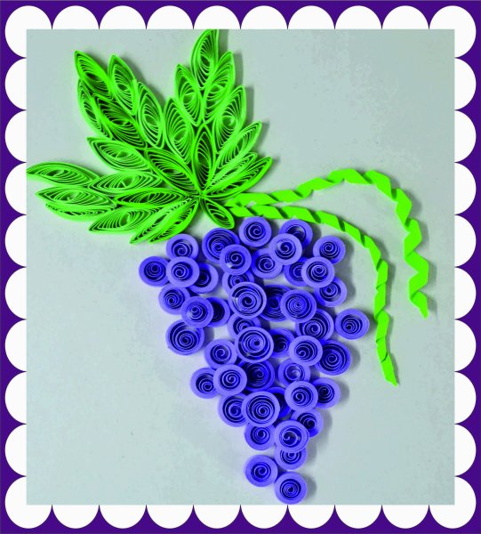Квиллинг Виноградная гроздь