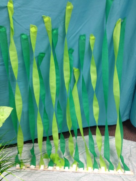Поделки водоросли из бумаги