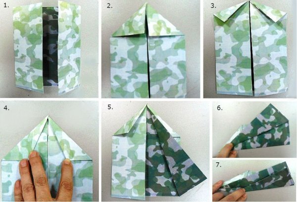 Оригами для детей Военная техника