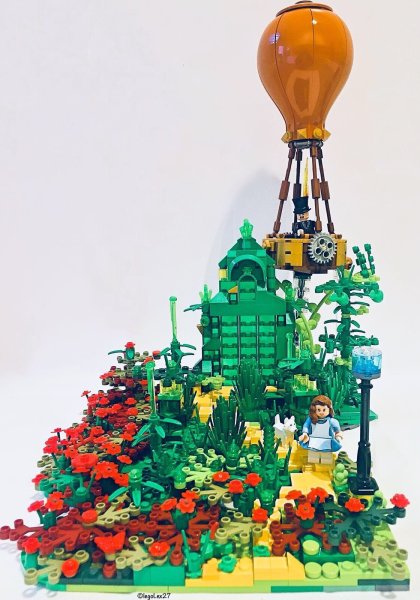 Лего фигурки волшебник изумрудного города