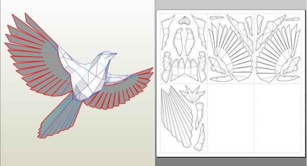 Бумажное моделирование птиц