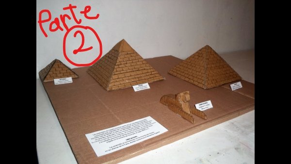 Макет пирамиды Хеопса из бумаги