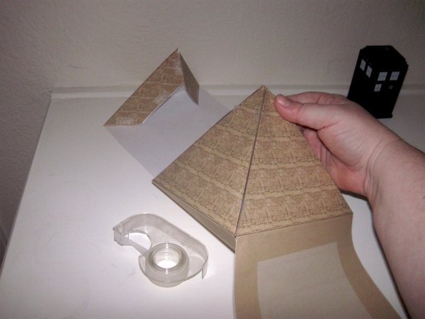 Египетская пирамида Хеопса макет из бумаги