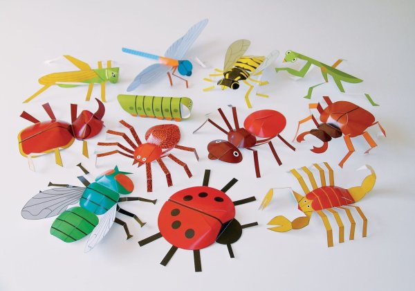 Поделки из бумаги насекомые