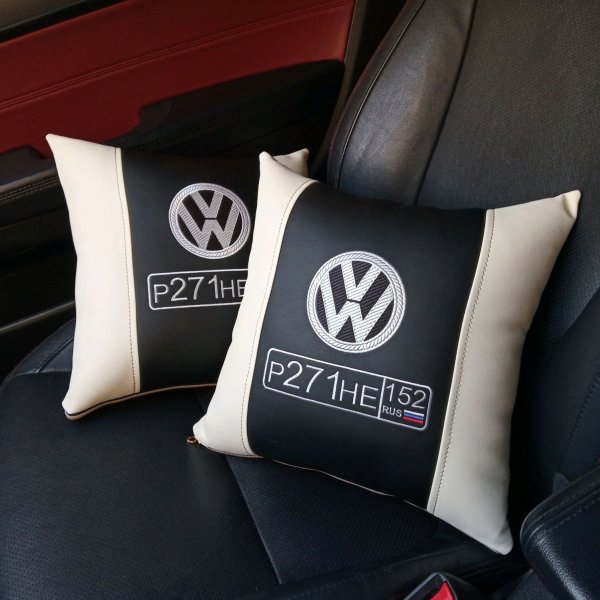 Декоративные подушки в автомобиль